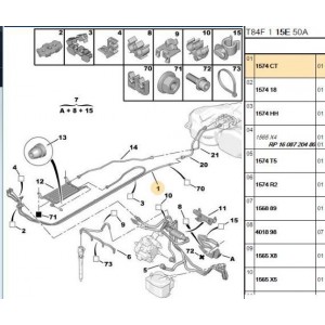 YAKIT HORTUMU DV6TED4 (1.6 HDİ) 307 308 3008 5008 PARTNER TEPE C4 C4 PICASSO BERLİNGO B9 YAKIT HORTUMU DV6TED4 (1.6 HDİ) 307 308 3008 5008 PARTNER TEPE C4 C4 PICASSO BERLİNGO B9