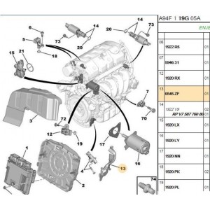 VOLANT KAPTOR KORUYUCU 2008 A94F 207 208 3008 308 5008 1.6 16V EP6 VOLANT KAPTOR KORUYUCU 2008 A94F 207 208 3008 308 5008 1.6 16V EP6